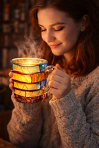 BestMugShop™ Tazza con effetto 3D a tema libro